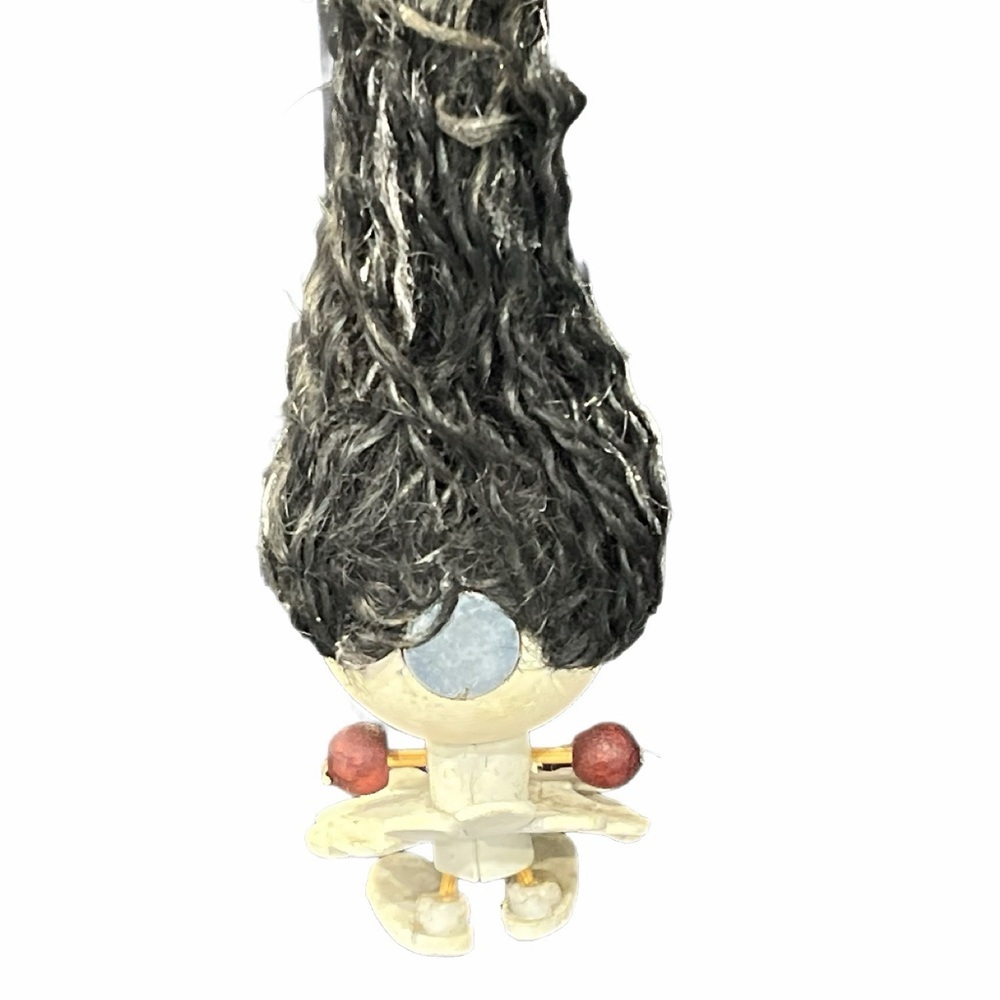 Pier 1 Imports Bride of Frankenstein Halloween Horror Wood One Crazy Head Magnet - Picture 4 of 5